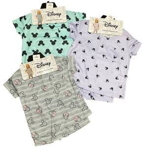 Disney Girl’s Pajamas Sleepwear 3 SETS Size 4T NWT